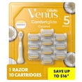 thumbnail image 1 of Venus ComfortGlide plus Olay Coconut Women's Razor Handle + 10 Blade Refills, 1 of 5
