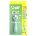 thumbnail image 1 of Venus Extra Smooth Women's Razor, 5 Blade Refills + Shower Holder, 1 of 2