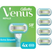 Venus Extra Smooth Women's Razor Blade Refills, 4 Count