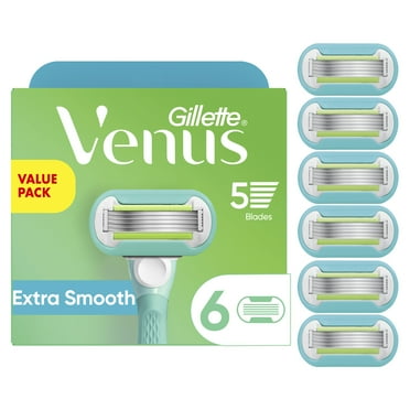 Venus Extra Smooth Women's Razor Blade Refills, 6 Count