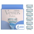 thumbnail image 1 of Venus for Pubic Hair & Skin Women's Razor Blade Refills, 6 Count Value Pack, 1 of 11