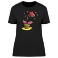 thumbnail image 1 of Venus Fly Trap Cartoon T-Shirt Women -Image by Shutterstock, Female Small, 1 of 2