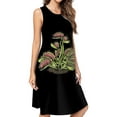 thumbnail image 1 of Venus Fly Trap Tshirt Carnivorous Plant Dress Loose Women'S Dress Beach Dresses With Pockets Dresses For Womens, 1 of 4