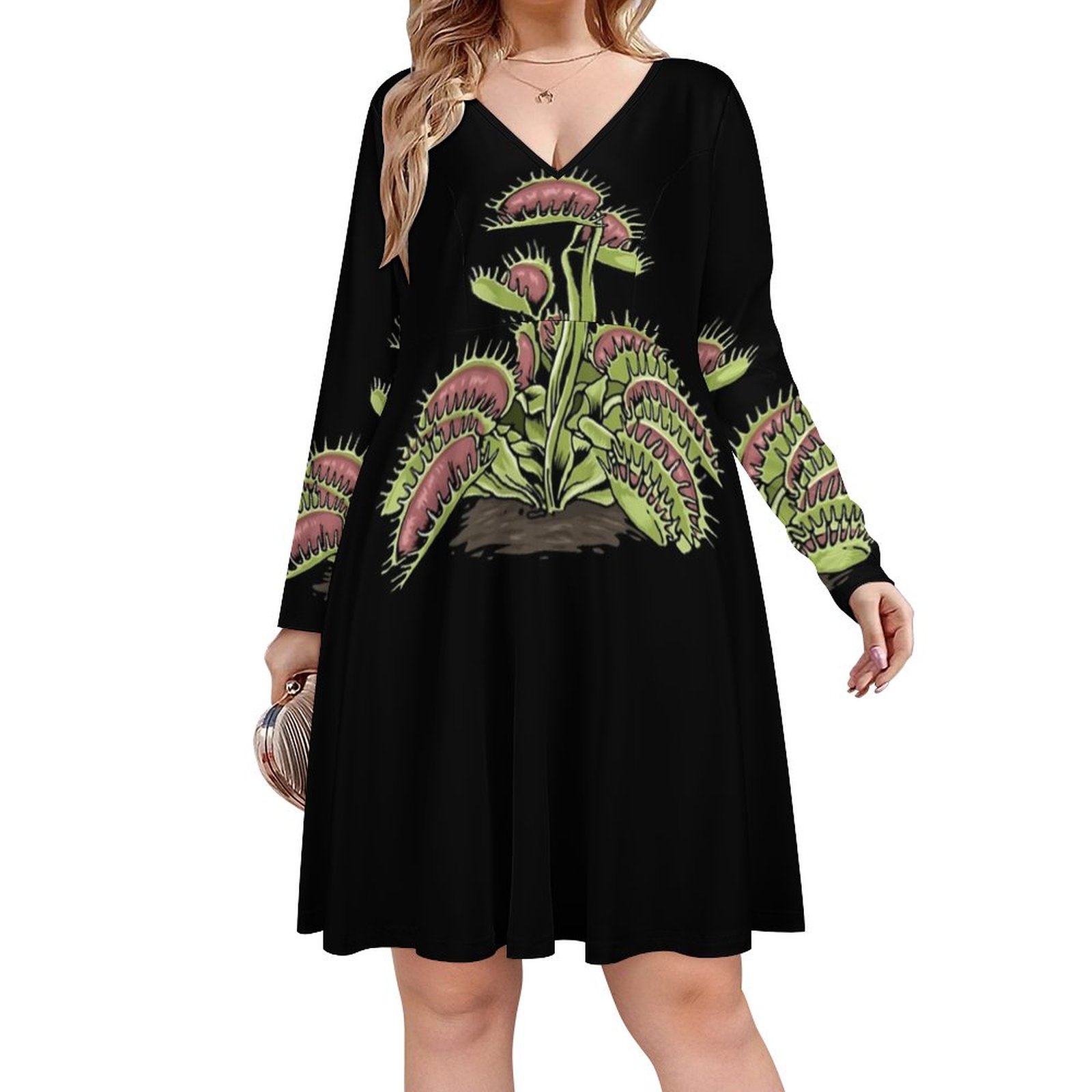 T-Shirt Venus Fly Trap - Plante Carnivore Insectivore Drôle Pour Amateurs De Botanique