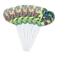 thumbnail image 1 of Venus Fly Trap and Tropical Plants Heart Love Cupcake Picks Toppers Decoration Set of 6, 1 of 6