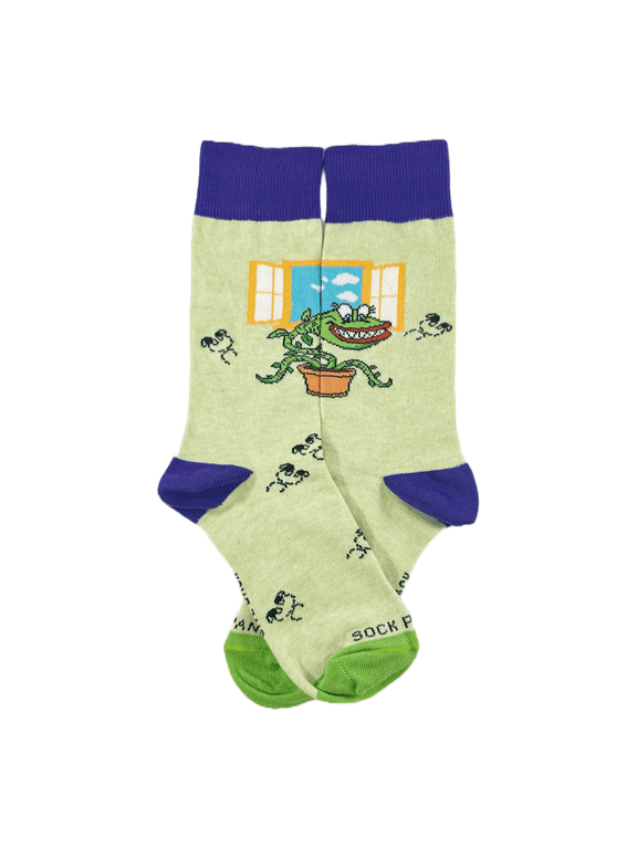 Venus Flytrap Socks from the Sock Panda (Adult Small - Shoe Sizes 2-5)