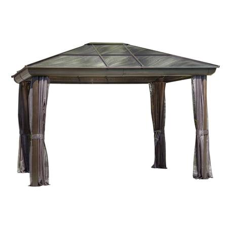 Venus Gazebo 10 Ft. x 14 Ft. in Brown