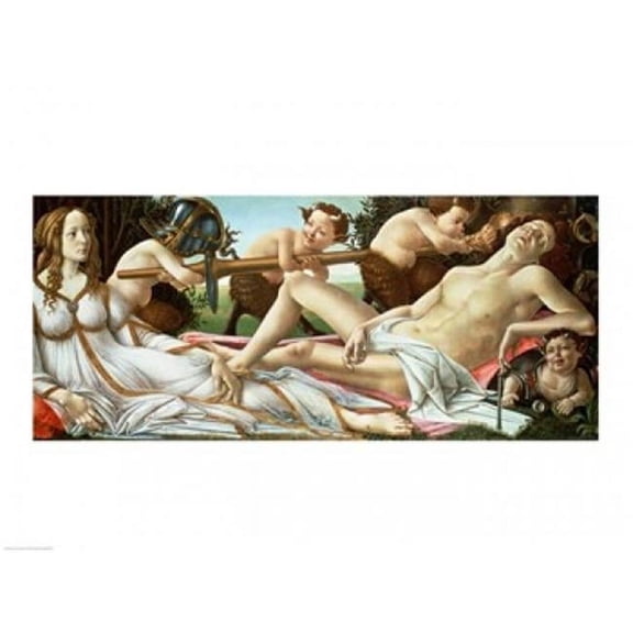 Venus & Mars C.1485 Poster Print by Sandro Botticelli - 24 x 18 in.