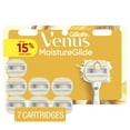 thumbnail image 1 of Venus Moisture Glide Women's Razor Blades, with Built-in Shave Gel Bars, 7 Razor Blade Refills, 1 of 9