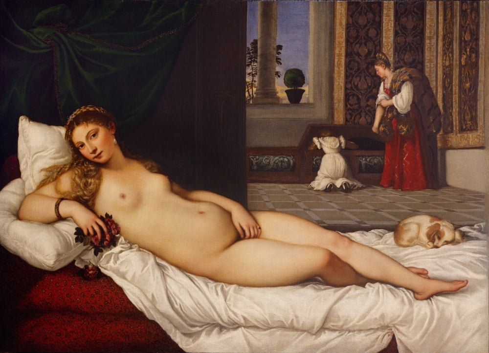 Venus Of Urbino Canvas Art - (36 x 24)