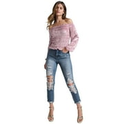 VENUS FASHION Venus Off-The-Shoulder Velvet Top