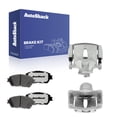 thumbnail image 1 of AutoShack Front Brake Calipers + Ceramic Brake Pads Replacement for 2004-2010 Toyota Sienna 2005-2007 Toyota Avalon 6-PC Kit, 1 of 5