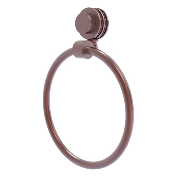 Venus Towel Ring - Antique Copper / Dotted
