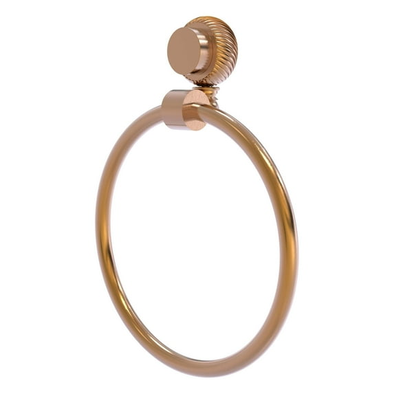 Venus Towel Ring - Brushed Bronze / Twisted