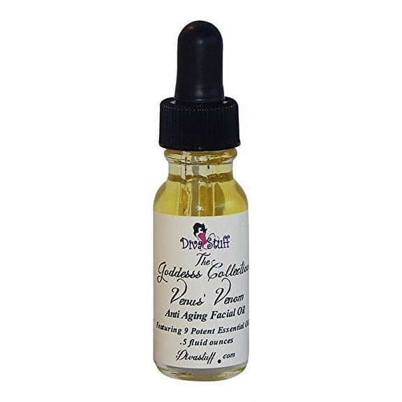 Venus' Venom From the Goddess Collection By Diva Stuff, Anti Aging Facial Oil, .5oz