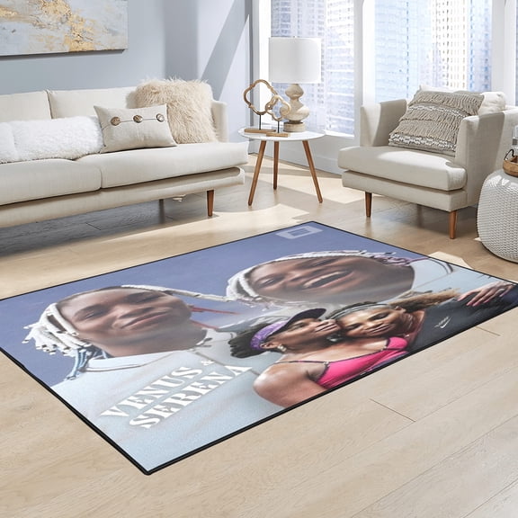 Venus Williams Custom Indoor Floor Mat.120x160cm(4'x5.2')