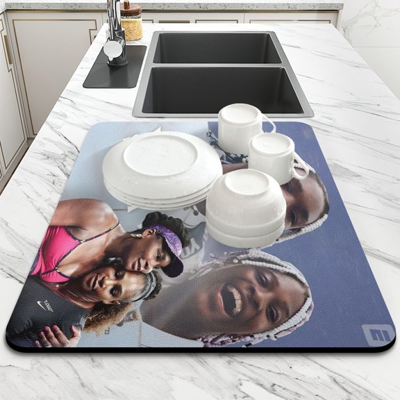 Venus Williams Quick-Dry Custom Counter Mat.16"x18"
