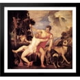 thumbnail image 1 of Venus and Adonis 30x28 Large Black Wood Framed Print Art by Titian, 1 of 2