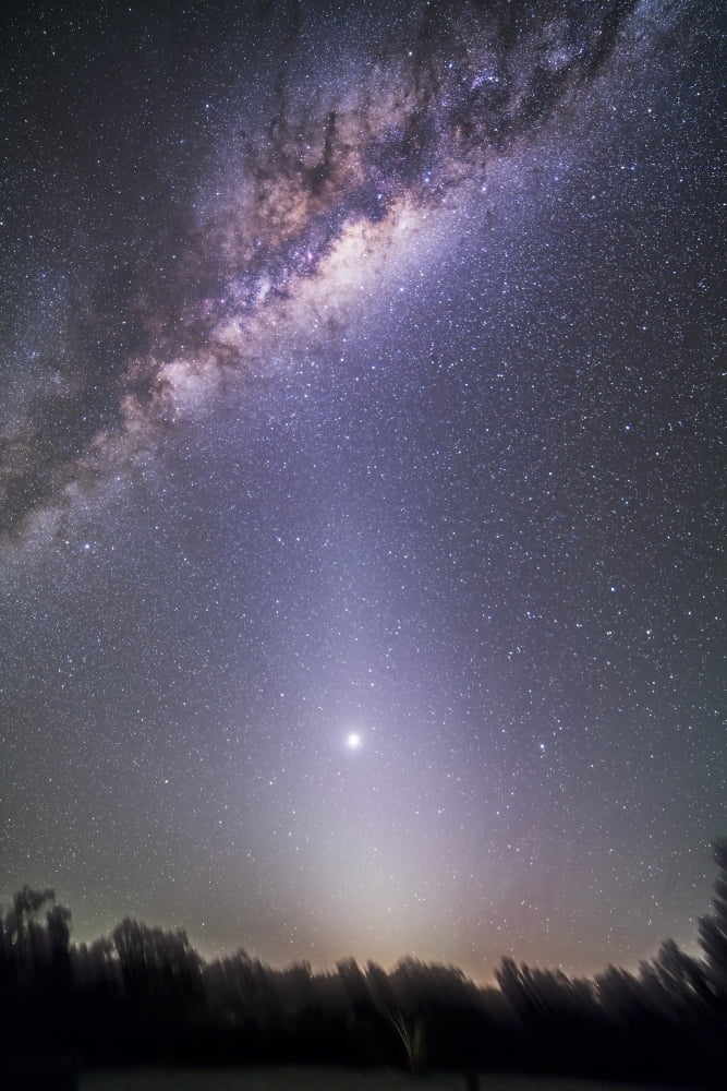 Venus in zodiacal light Canvas Art - Alan DyerStocktrek Images (23 x 34)