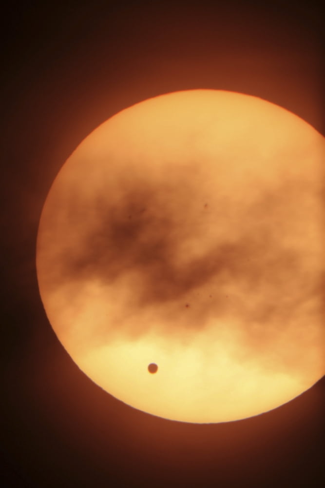 Venus transiting in front of the Sun Canvas Art - Fahad SulehriaStocktrek Images (23 x 35)