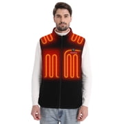 Venustas Fleece Heated Vest for Men with Battery Pack   Soft Lightweight Heated Clothing for Winter Outdoor