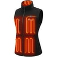 thumbnail image 1 of Venustas Women's Recycled Fleece Heated Vest with Battery Pack, Lightweight Insulated Electric Lady's Heated Vest, 1 of 8