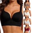 thumbnail image 1 of Venzia Balconette Bra for Women, Push Up Padded Underwire Low Cut T-Shirt Bra | Shape Curve, Push up, Seamless T-Shirt Cups, Side Support, Natural Lift, Back Smoothing, Soft Stretch, 1 of 7