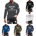 thumbnail image 1 of Venzia I'm Not Okay But It's Going to Be Alright T-Shirt Men Vintage Country Music Tee, 1 of 5