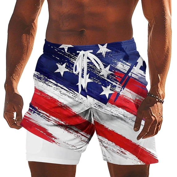 Venzia Men Big and Tall Swim Trunks, Bathing Suit Boardshorts