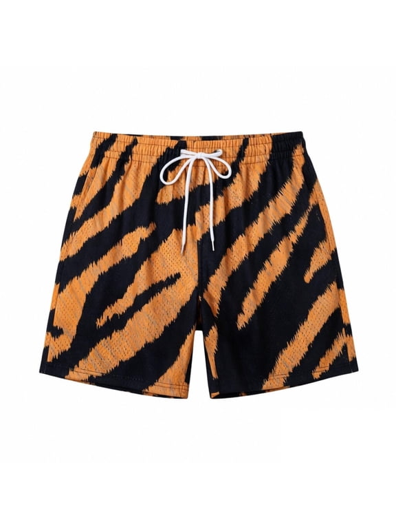 Venzia Men Big and Tall Swim Trunks, Bathing Suit Boardshorts
