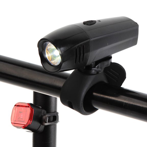 Venzio Bike Lights, Rechargeable USB-C Bike Headlight and Taillight, 6+2 Mode Bike Front and Rear Lights for Night Riding, IPX4 Waterproof Bicycle Light Set, Bike Accessories