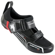 Venzo Bicycle Bike Cycling Triathlon Shoes For Shimano SPD SL Look Black 43