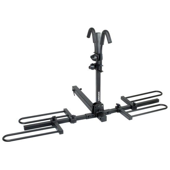 Venzo Heavy Duty 2-Bike Platform Hitch Mount Car Rack Carrier 2" Hitch, 16kg