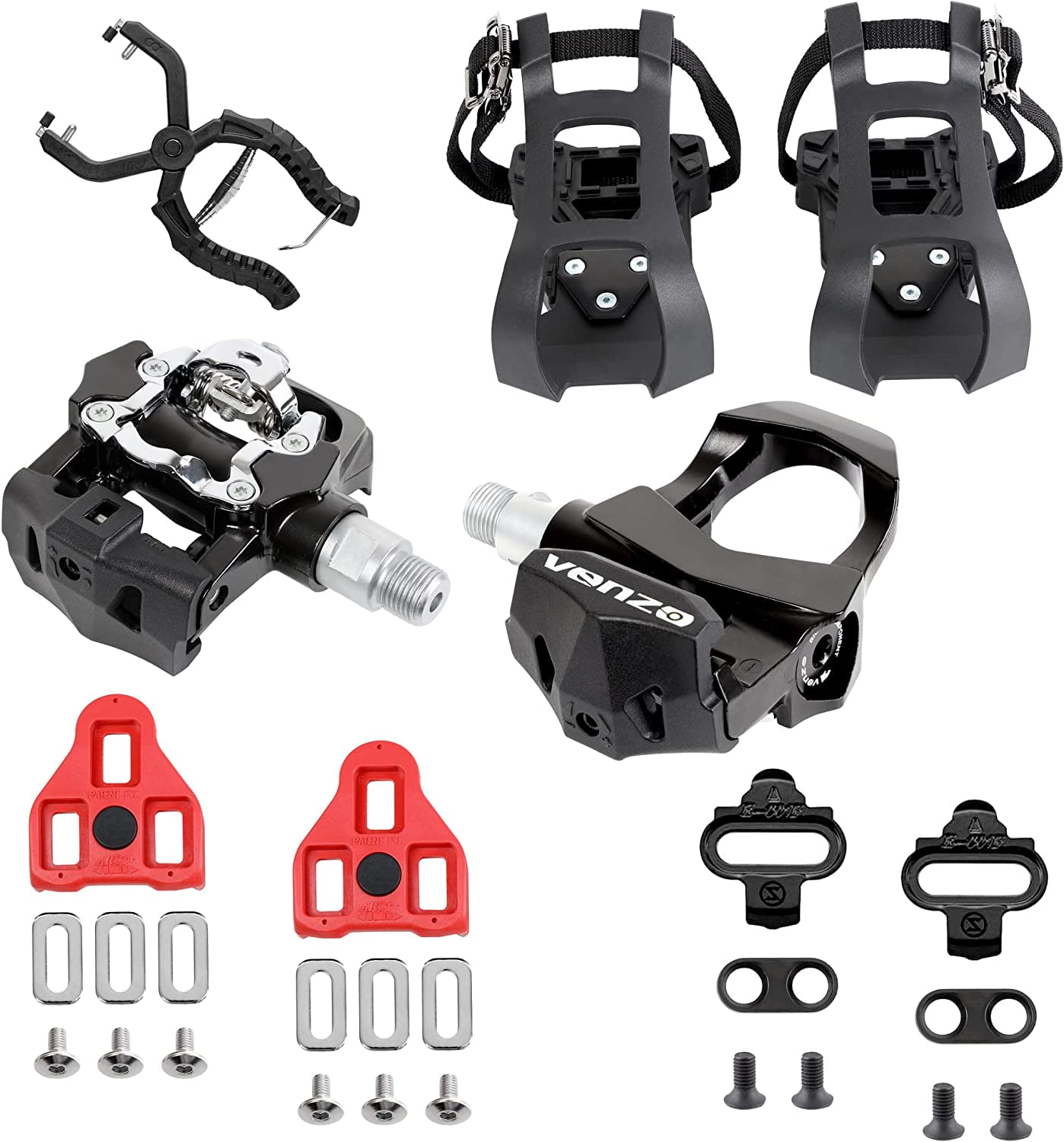 Peloton Bike Venzo Dual-Sided Bike Pedals Compatible With
