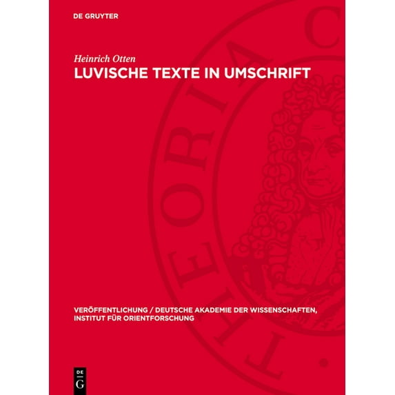 Veröffentlichung / Deutsche Akademie Der Luvische Texte in Umschrift, Book 17, (Hardcover)