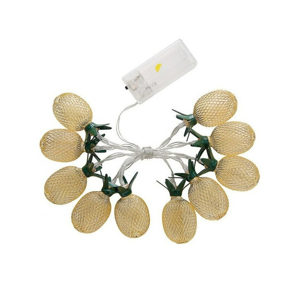 VerPetridure 1.6M LED Wrought Iron Pineapple Light String Garden Party Decoration Lights