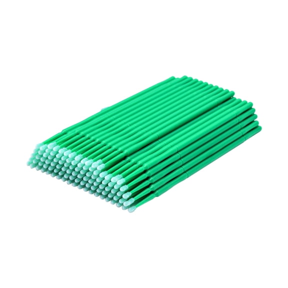 VerPetridure 100PCS Disposable Micro Applicators Brush Bag Plastic Cotton Swabs Semi-permanent Eyebrow Tattoo Special Cotton Swabs