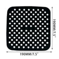 thumbnail image 1 of VerPetridure 1PC Reusable Air Fryer Lining Square Non-stick Pan Silicone Mat Air Fryer Mat, 1 of 2