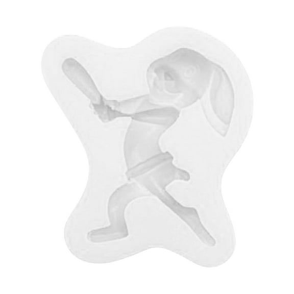 VerPetridure 1PC Silicone Bunny Baking Pan Easter Cake Mold Easter Bunny DIY Baking Tools