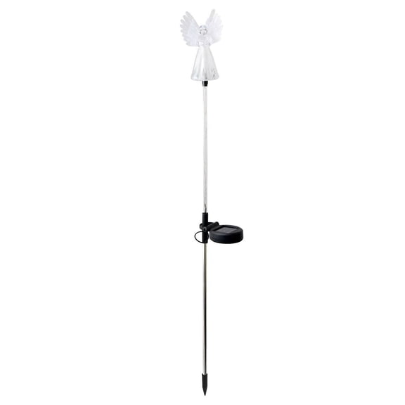 VerPetridure 1Pcs Led Solar Waterproof Angel Light 1Pcs Led Solar Waterproof Angel Light1Pcs Outdoor Solar Angel Light Multi-Color Led Waterproof Lawn Decorative Light