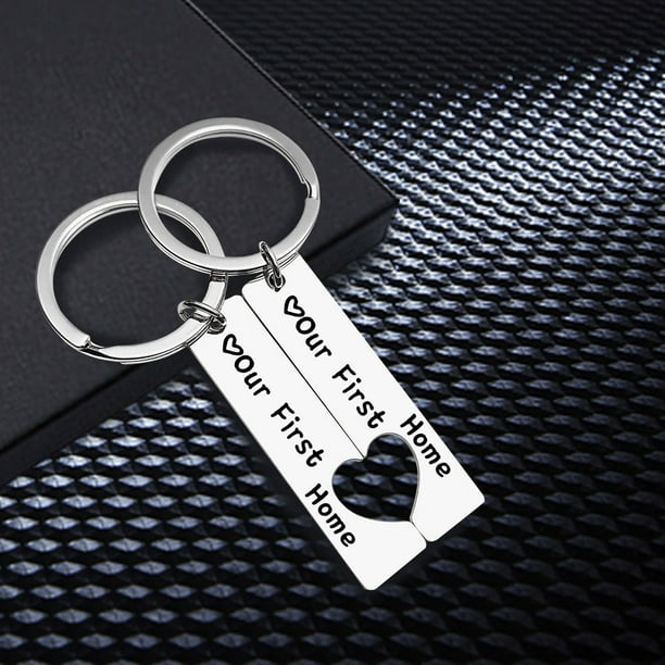 VerPetridure Pieces Personalised Heart Puzzle Keyring Set