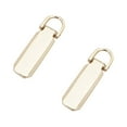 thumbnail image 1 of VerPetridure 2Pc High Quality Zipper Pull Tabs High Quality Luggage Zipper Accessories Multifunctional Zipper Locks Removable and Easy installation Light Gold Universal Detachable Zipper Puller Set R, 1 of 1