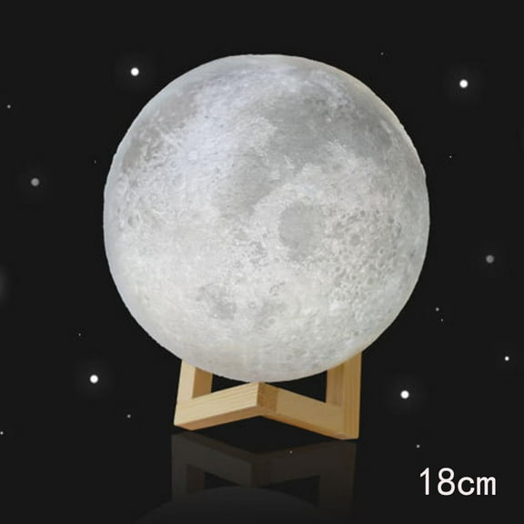 VerPetridure 3D USB LED Magical Moon Night Light Moonlight Table Desk Moon Lamp Gift