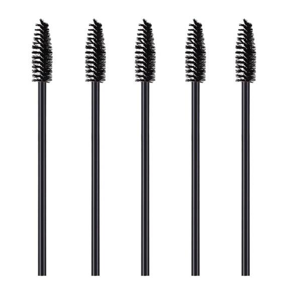 VerPetridure 50 PCS Disposable Mascara Brushes Crystal Eyelash Brushes for Applicator Makeup Kits and Make Up Eyelash Extensions
