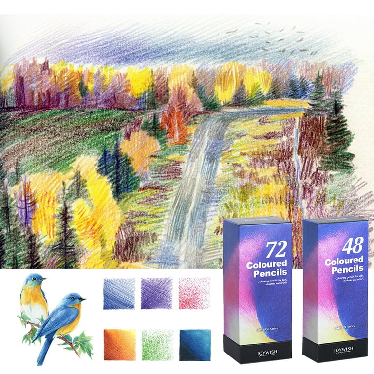 Deli 48 Pack Colored Pencils, Vibrant Color Presharpened Pencils for School  Kids Teachers, Soft Core Art Drawing Pencils for Coloring, Sketching, and  Painting 
