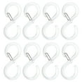 thumbnail image 1 of VerPetridure 8Pc Multifunctional S-Shaped Hook Transparent Color 8 Pack S Hooks Large Multifunctional S-shaped Hook With Buckle S Hook For Hanging Coat ,bag , Cups For Kitchen Bathroom 2.56 Inch, 1 of 2