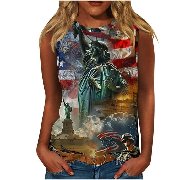 VerPetridure America Flag Shirt for Women Red White Blue Star Graphic Patriotic Shirt 4th of July Memorial Summer Tops Tee