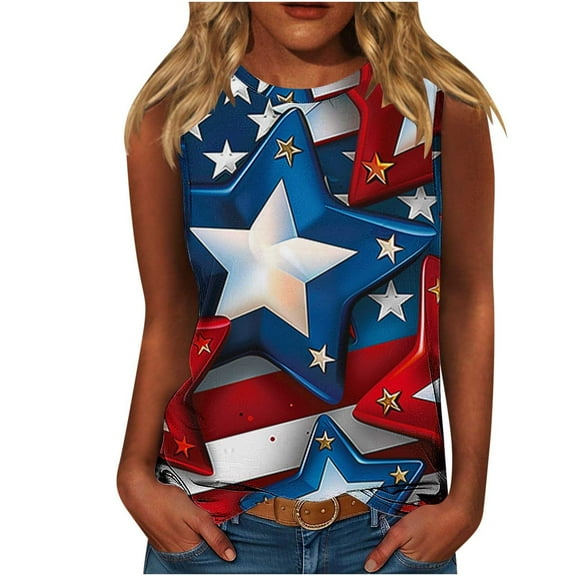 VerPetridure America Flag Shirt for Women Red White Blue Star Graphic Patriotic Shirt 4th of July Memorial Summer Tops Tee