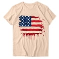 thumbnail image 1 of VerPetridure American Flag Shirt for Women 4th of July Tee Shirt USA Stars Stripes T-Shirt Patriotic Summer Tunic Tops, 1 of 4