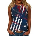 thumbnail image 1 of VerPetridure American Flag Tank Top Women 4th of July Tanks Tops for Womens USA Flag Patriotic Shirts Vest Sleeveless Tee, 1 of 5